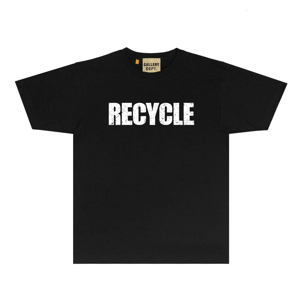 Gallery Dept T Shirt Retro Printed Loose Short-Sleeved Shirt (part2)