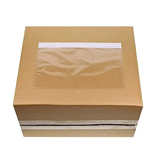 (800 Pcs) BEUYI Clear 7.5'' x 5.5'' Packing List Envelopes, Adhesive Shipping Label Pouches/Sleeves