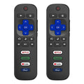(Pack of 2) Replacement for Roku TV Remote Control, Compatible with TCL Roku/Hisense Roku/Onn Roku/Roku Built-in Smart TVs. (Not Compatible with Roku Stick or Box). 1 Year Warranty.