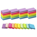 (50 Pads) Sticky Notes 1.5x2, 10 Colors Self Sticky Notes, Sticky Pads, Recyclable, Self-Stick Pads, Easy to Stick for Home, Office, Notebook