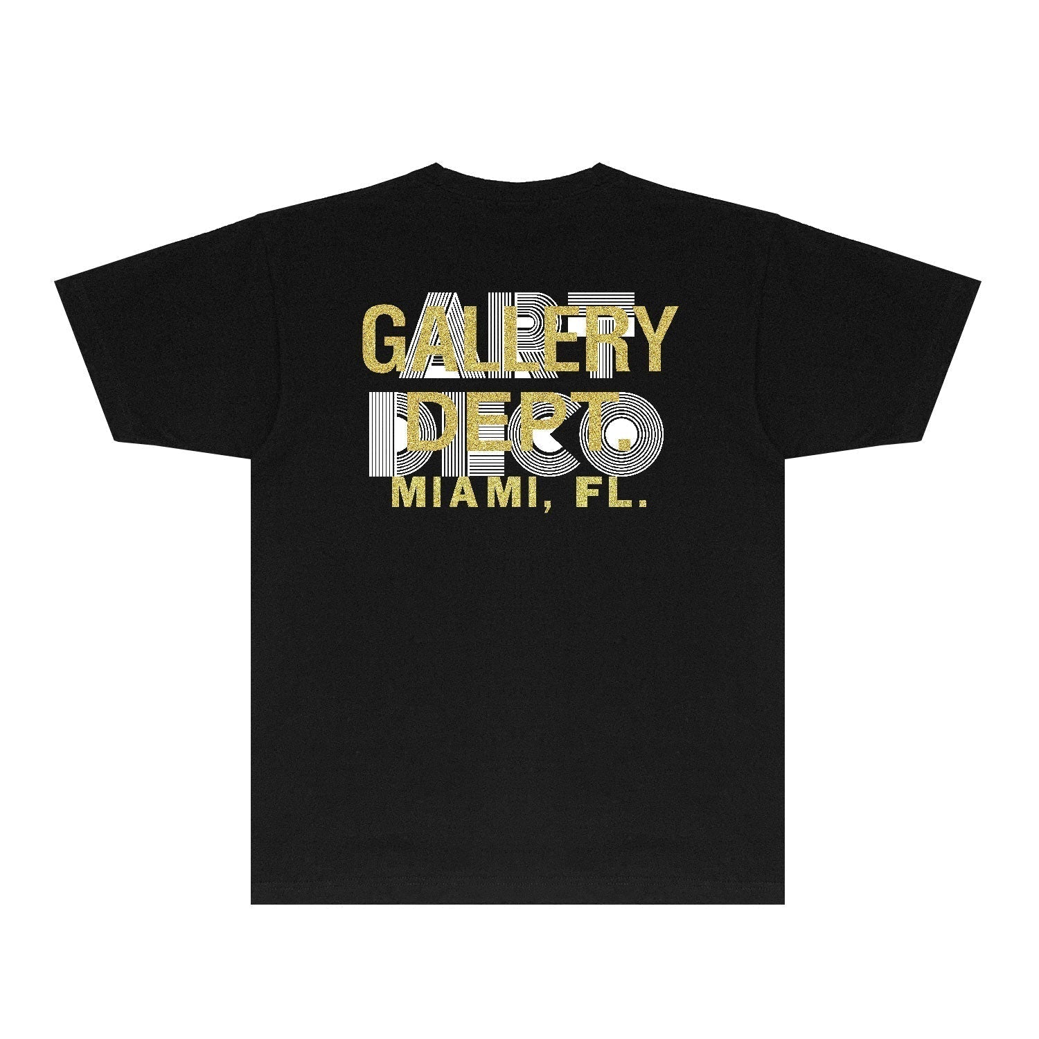 Gallery Dept T Shirt Retro Printed Loose Short-Sleeved Shirt
