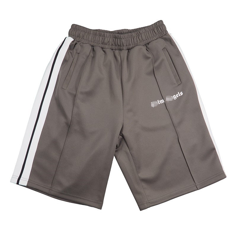 Palm Angle Shorts Palm Angels Casual Striped Shorts Elastic Men and Women Sports