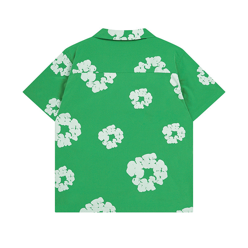 Denim Tears T-shirts Kapok Short-Sleeved Shirt Casual Shirt