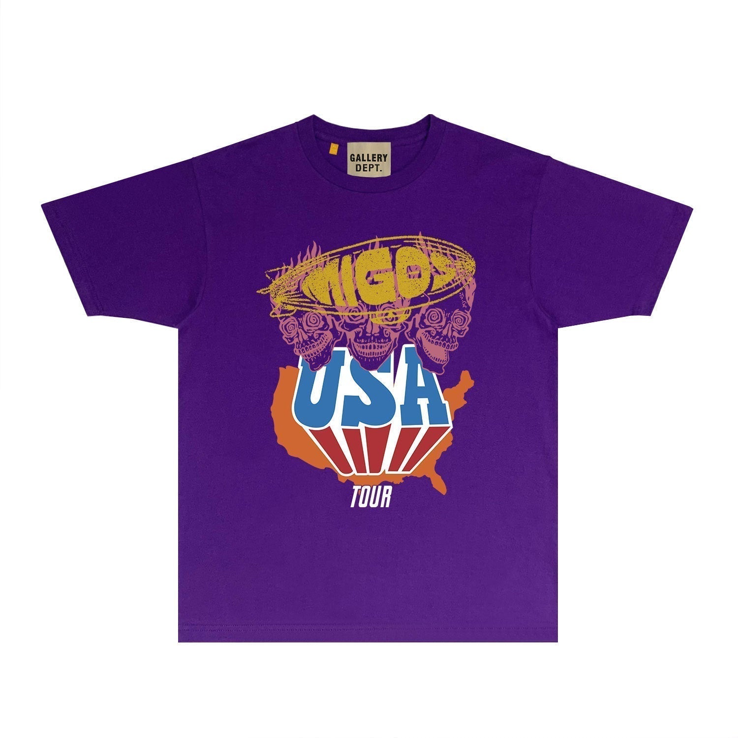 Gallery Dept T Shirts European And American Tee Shirt Short Sleeve T-Shirt Blouse