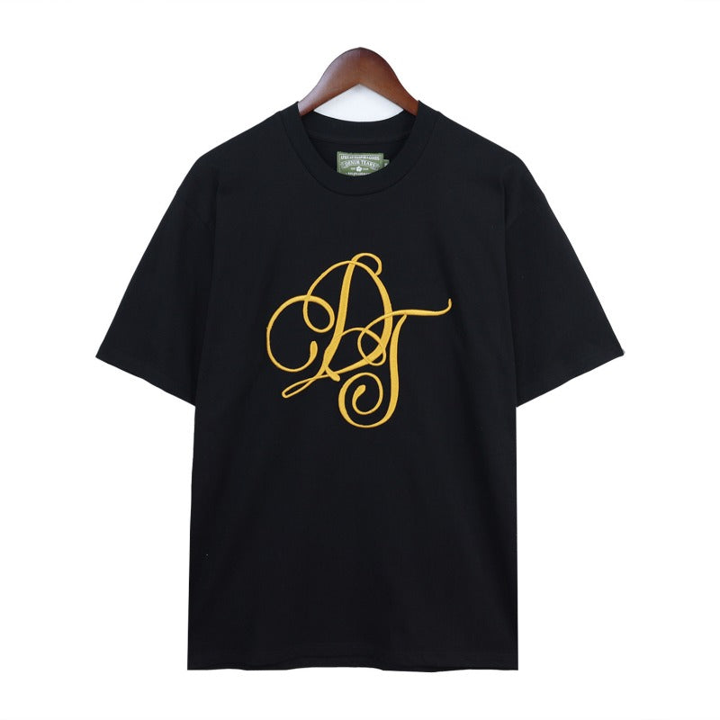Denim Tears T-shirts Embroidered Short Sleeve T-shirts