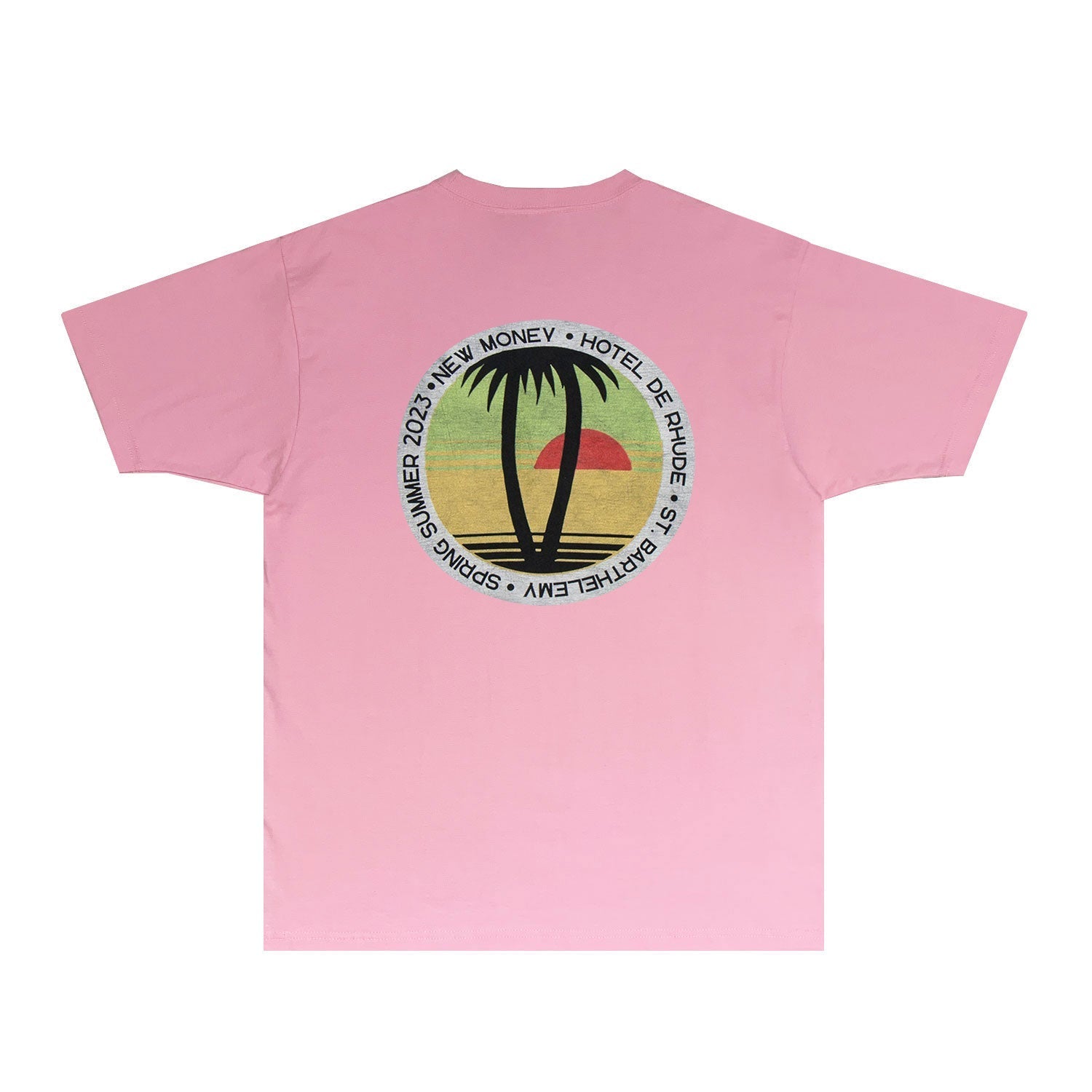Rhude T-shirts Printed Trendy Pure Cotton